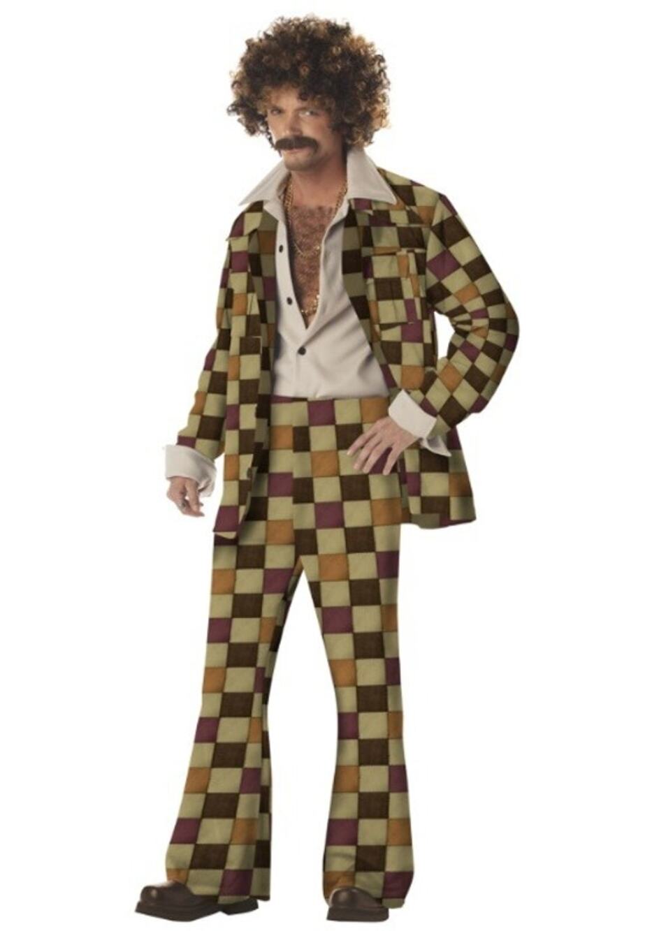 California Costumes Disco Sleazeball 70's Costume Adult Male Size XL (44-46)